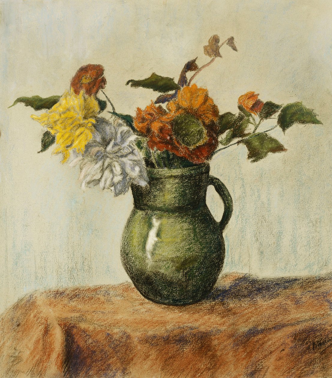Vaso de flores; Vaso de flores, c.1900 de Paul Elie Ranson