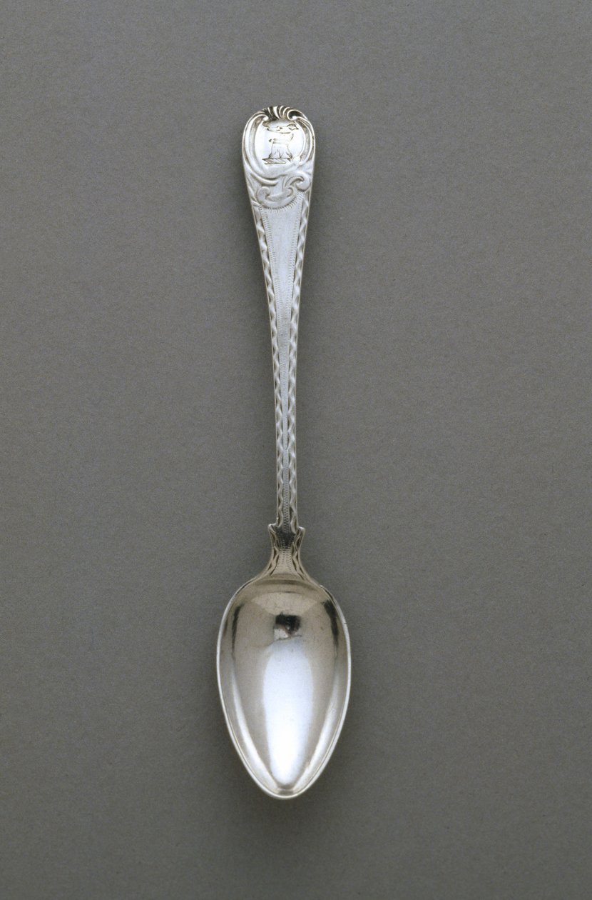 Colher de chá, c. 1765-1790 (prata) de Paul Revere