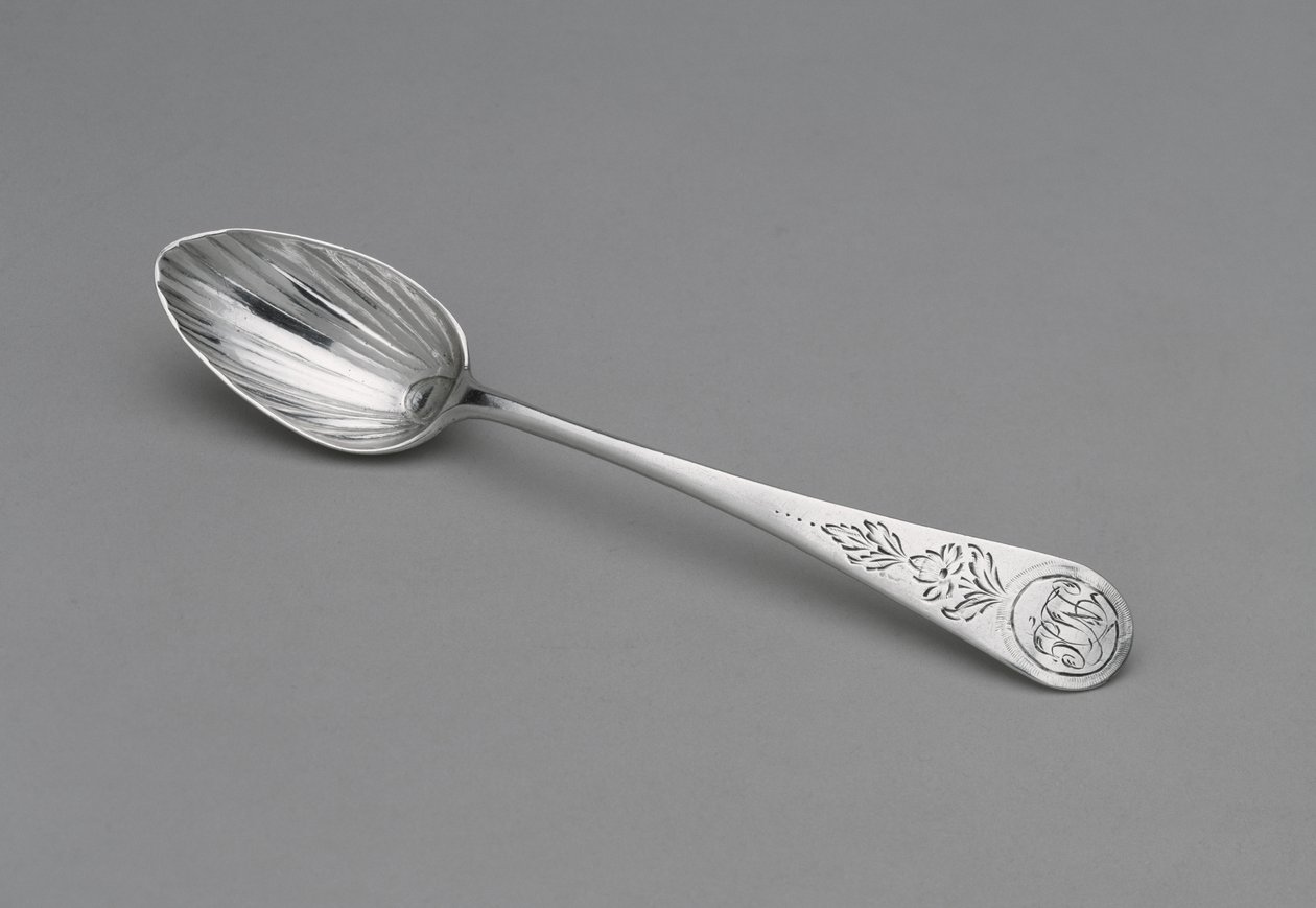 Colher de chá, c. 1796-1805 (prata) de Paul Revere