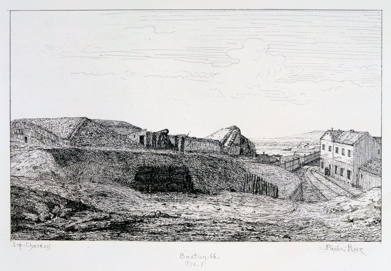Bastião 66, Cerco a Paris, 1870-1871 de Paul Roux