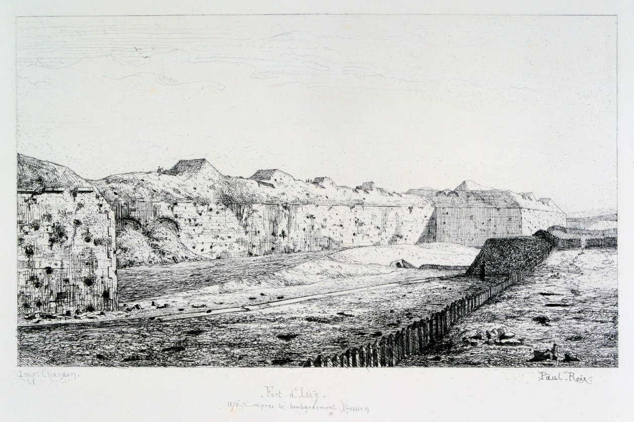 Fort dIssy, Cerco a Paris, 1870-1871 de Paul Roux