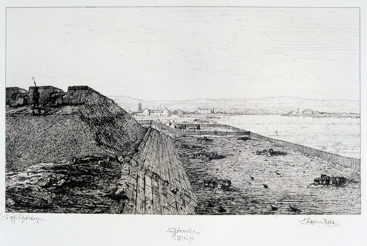Grenelle, cerco de Paris, 1870-1871 de Paul Roux