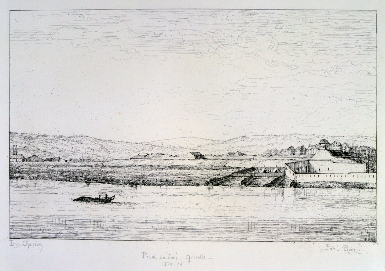 Point du Jour - Grenelle, cerco de Paris, 1870-1871 de Paul Roux