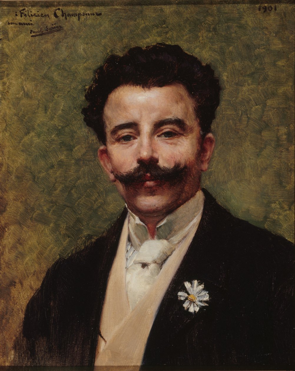 Retrato de Felicien Champsaur 1859-1934, 1901. de Paul Saïn