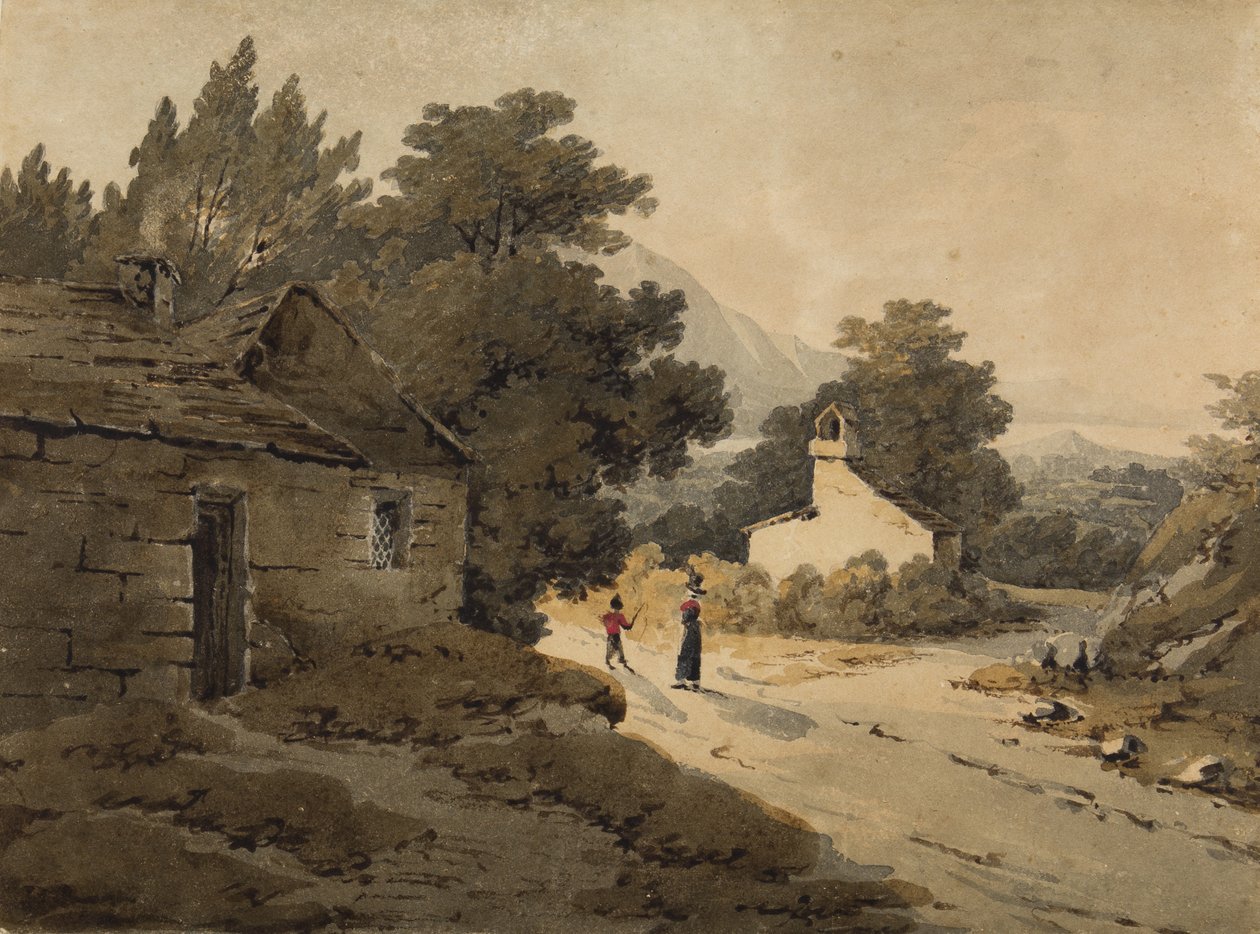 Bassenthwaite, Lake District (wc no papel) de Paul Sandby