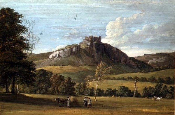 Castelo de Carregcennin, Carmarthenshire de Paul Sandby