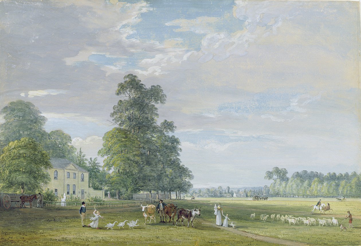 Englefield Green, perto de Egham de Paul Sandby
