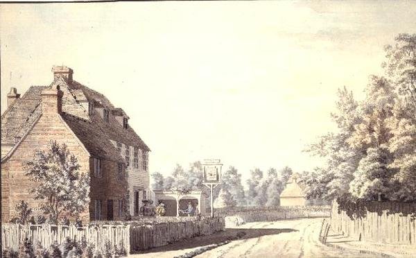 Números Fora de um Pub da Aldeia de Paul Sandby