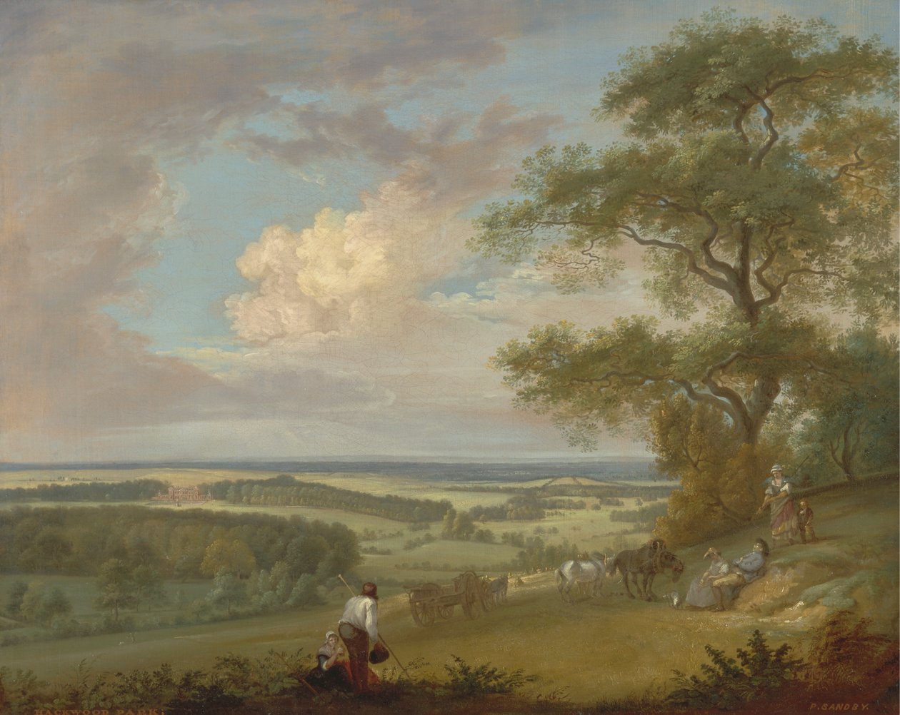 Hackwood Park, Hampshire de Paul Sandby