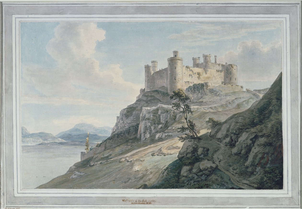 Castelo Harlech de Paul Sandby