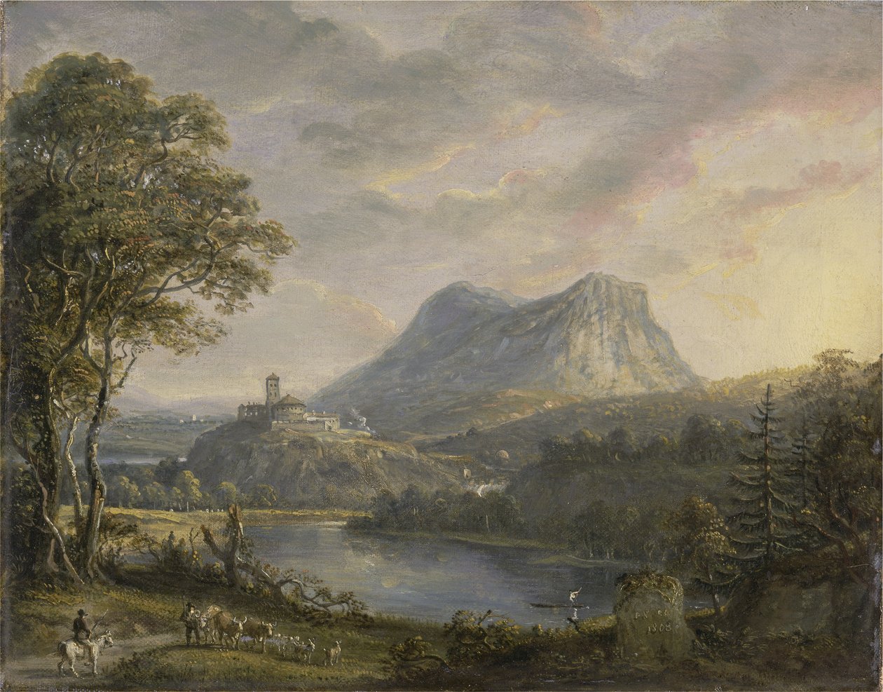 Paisagem com Lago de Paul Sandby