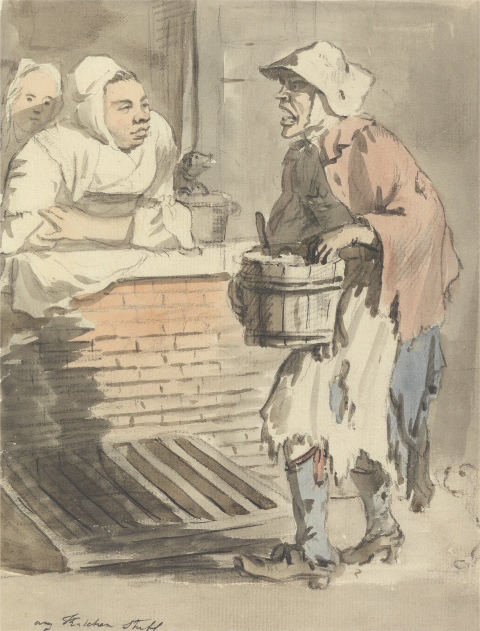 London Cries- Any Kitchen Stuff de Paul Sandby