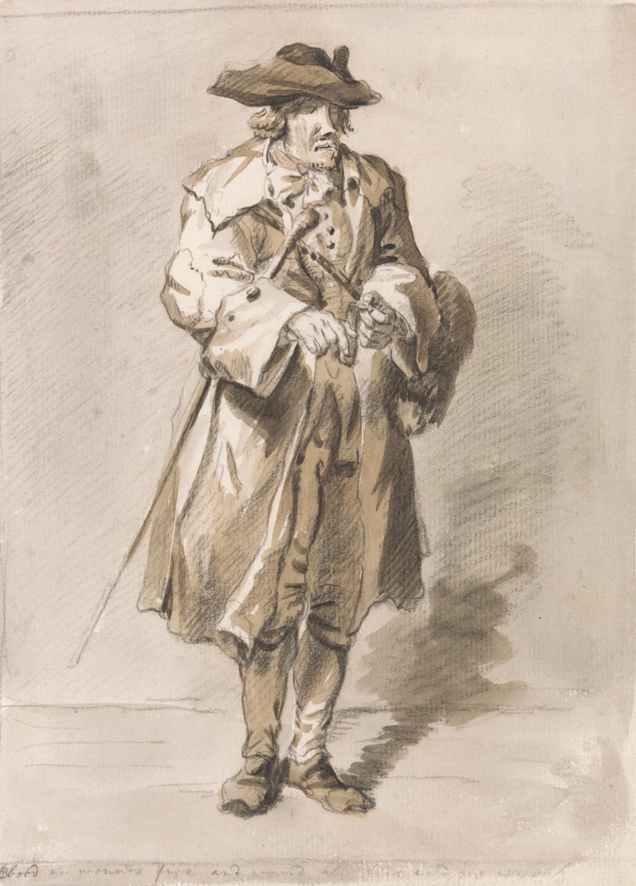 Londres Cries: Tudo Fogo e Sem Fumo de Paul Sandby