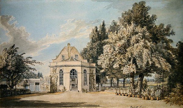 Rackett Lodge, Wandsworth (aguarela sobre lápis sobre papel) de Paul Sandby