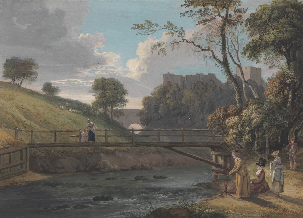 Castelo de Roslin, Midlothian de Paul Sandby