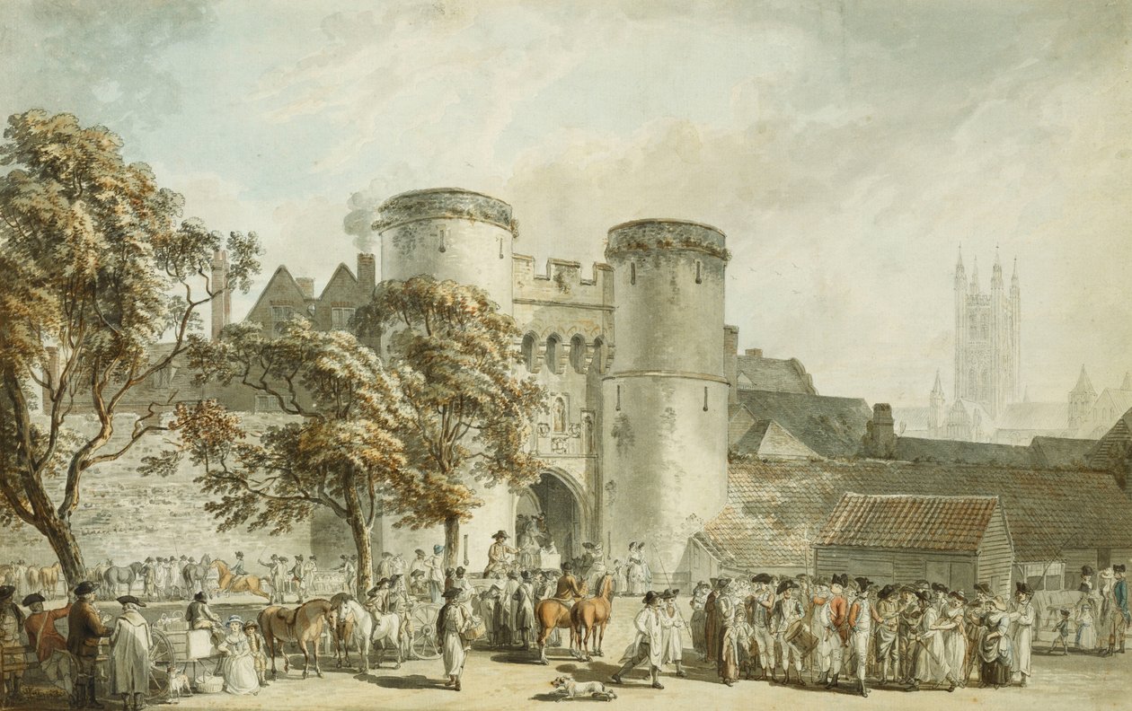Portão de São Jorge, Cantuária de Paul Sandby