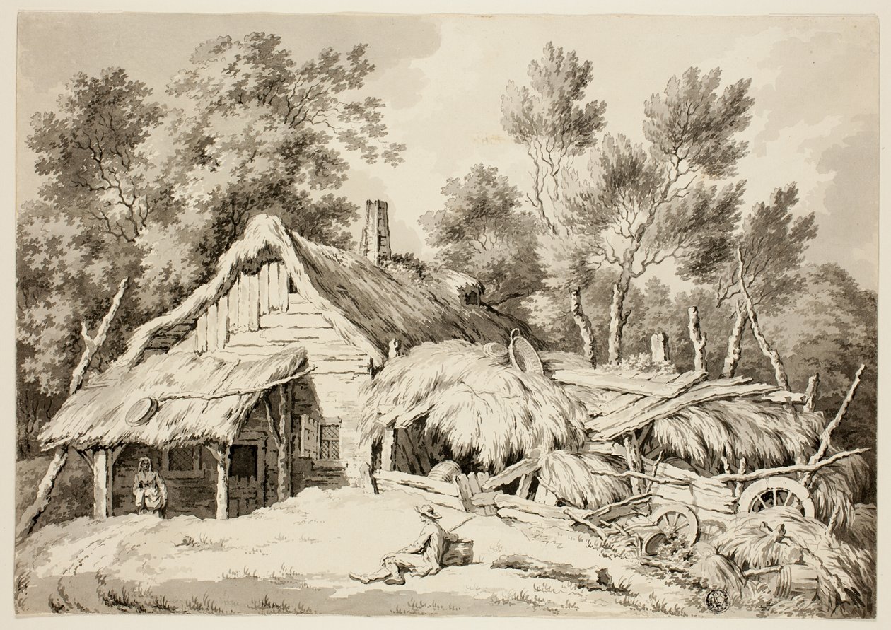 Casa de campo de palha de Paul Sandby