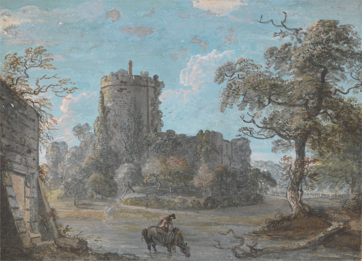 A Entrada do Castelo de Chepstow de Paul Sandby