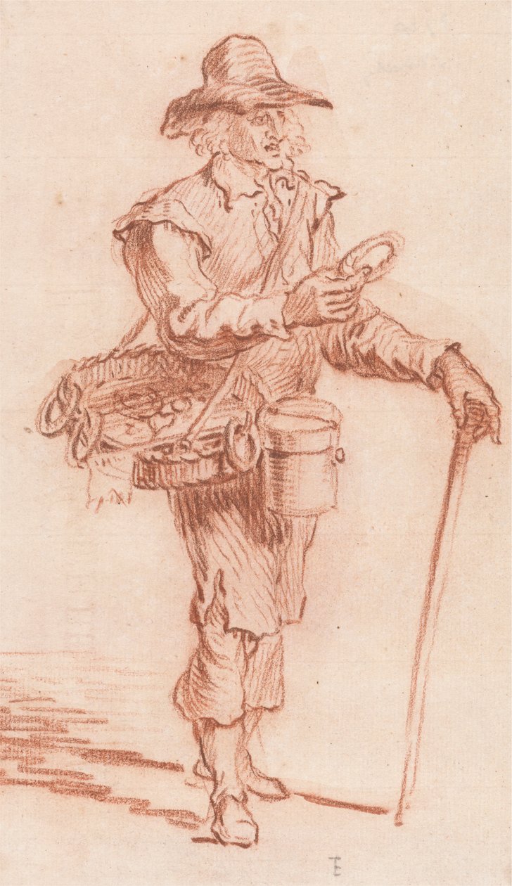 O Pedlar Itinerante de Paul Sandby
