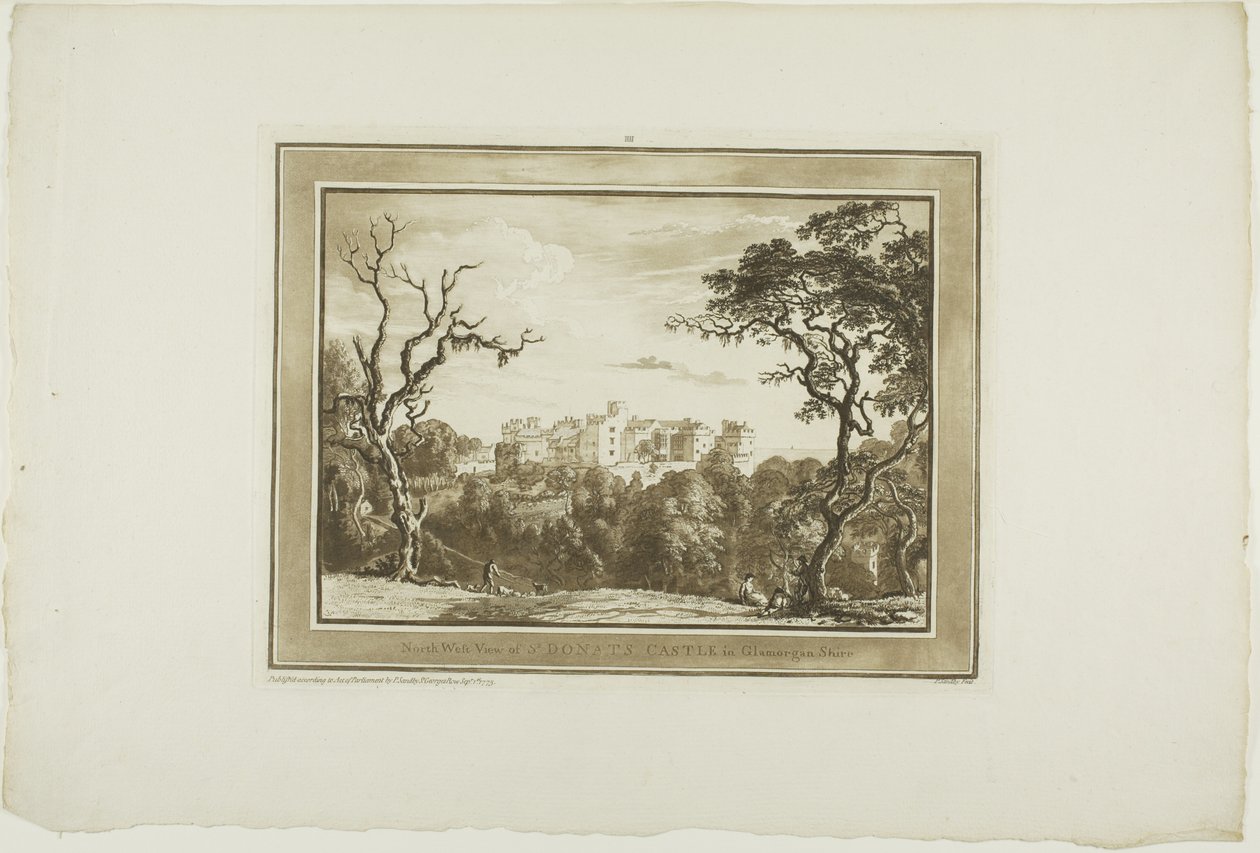 Twelve Views... em South Wales (primeiro conjunto galês) de Paul Sandby