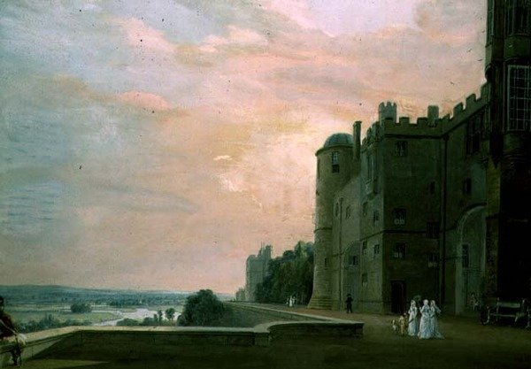Castelo de Windsor: Terraço Norte de Paul Sandby