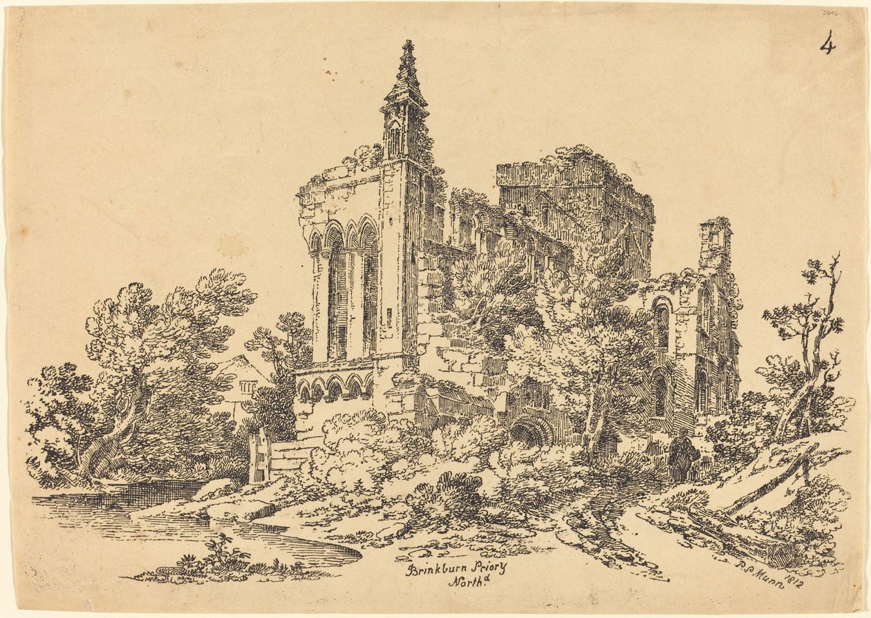 Priorado de Brinkman de Paul Sandby Munn