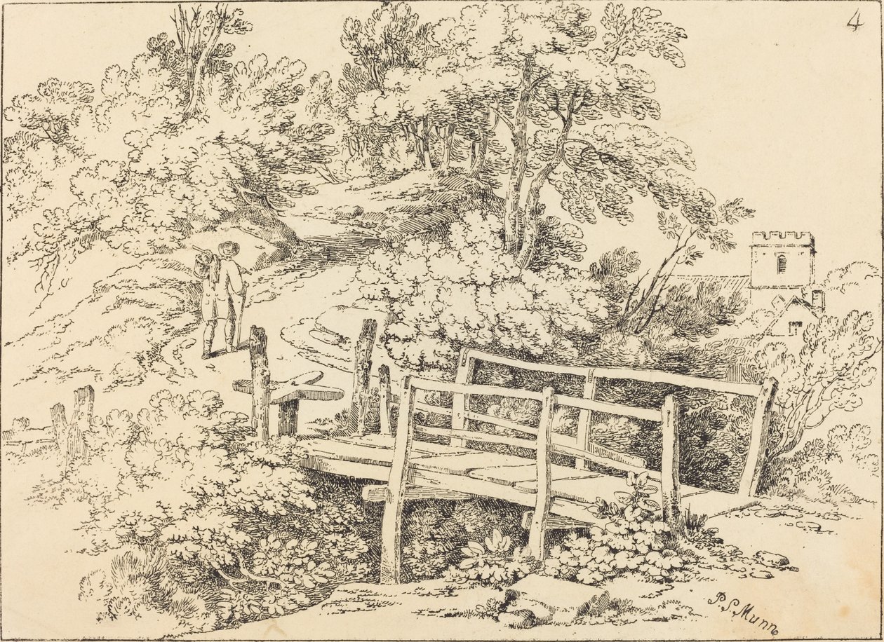 Passarela do País (O Viajante) de Paul Sandby Munn