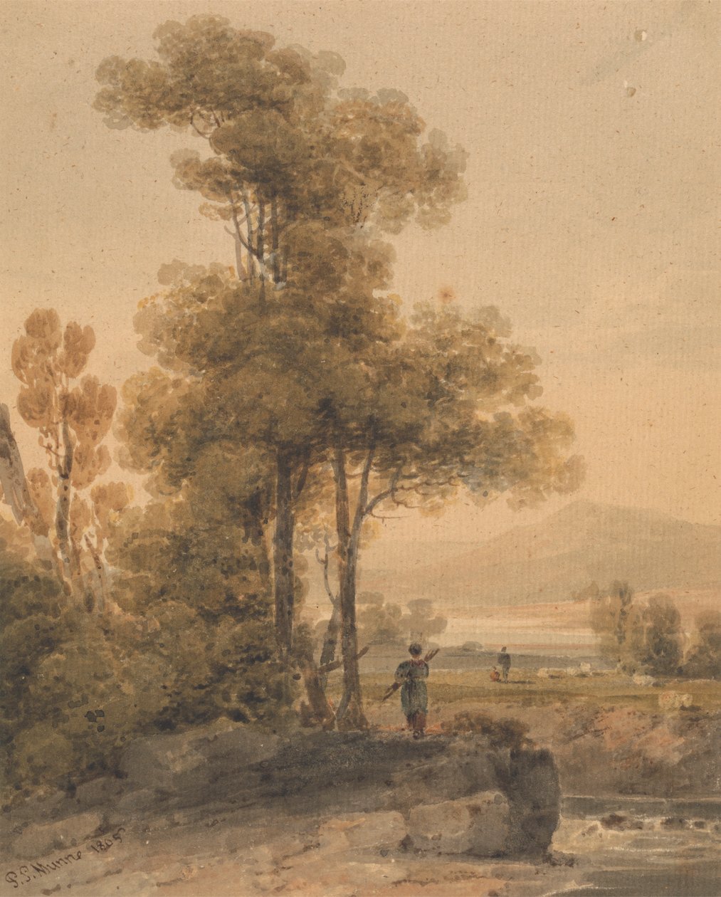 Números de Espaços Verdes, Água Cromach de Paul Sandby Munn