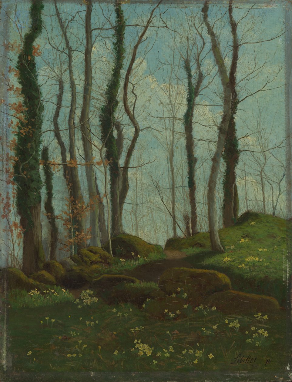 Primavera na Bretanha, 1874. de Paul Sébillot