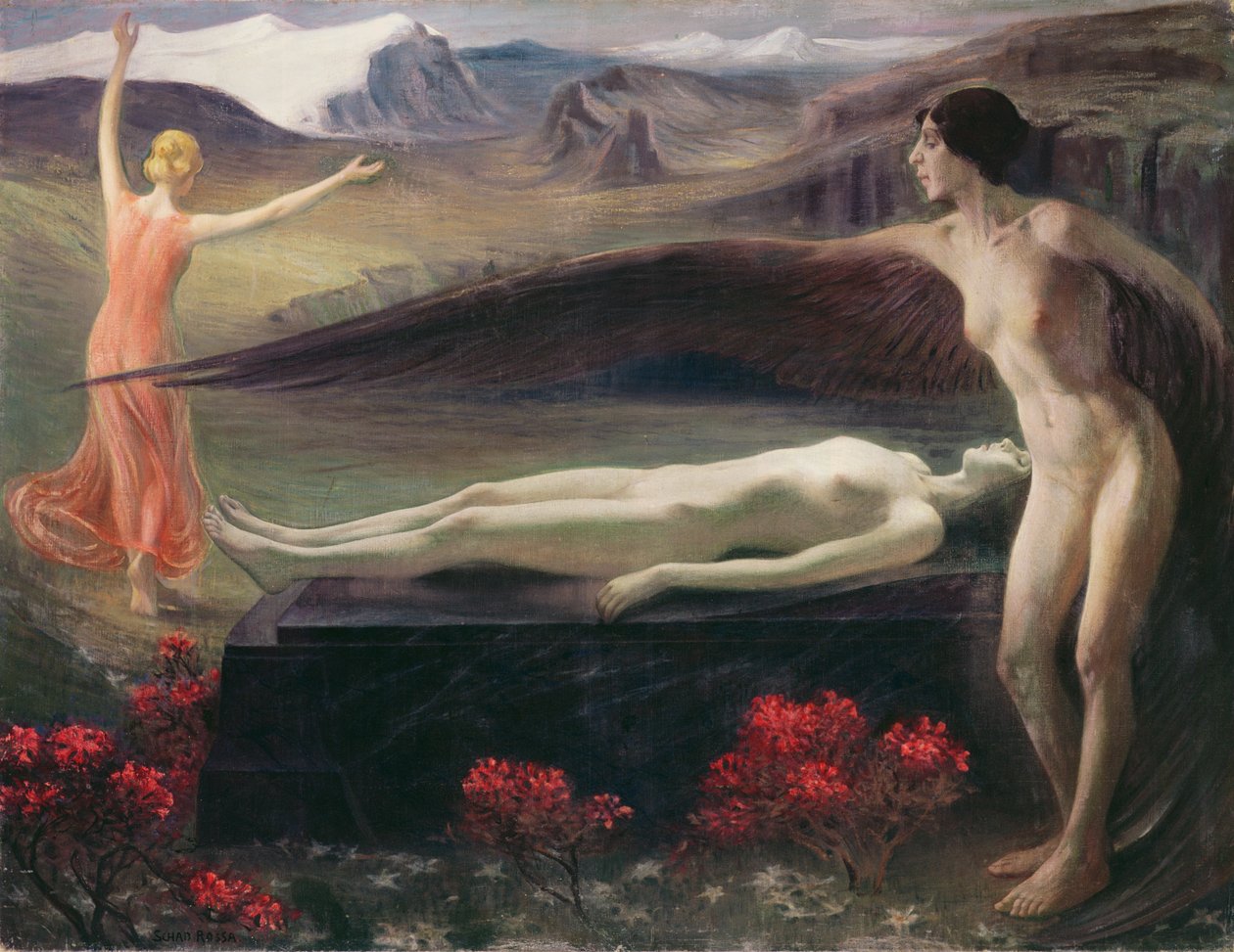 Mulheres em uma paisagem de Paul Schad Rossa