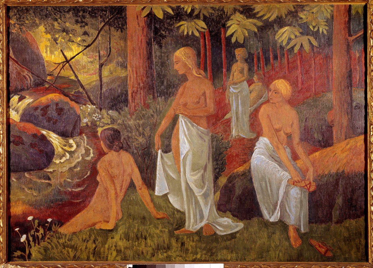 Pintura de Paul Serusier (1863-1927) 1908 Paris, Museu Municipal de Arte Moderna de Paul Sérusier