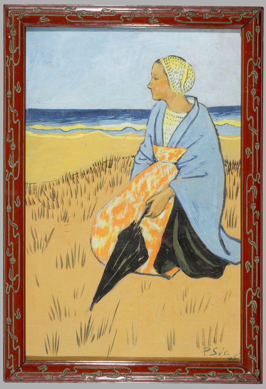 Bretã sentada à beira-mar de Paul Sérusier