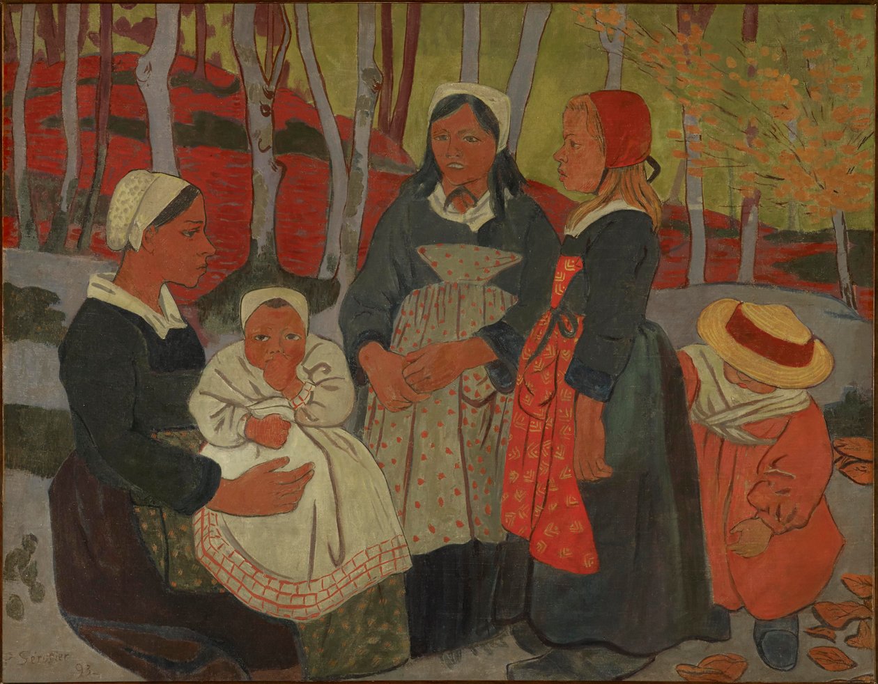 Bretões na floresta de Huelgoat de Paul Sérusier