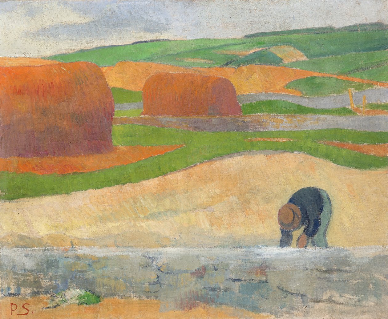 Colhedor de Algas Marinhas de Paul Sérusier