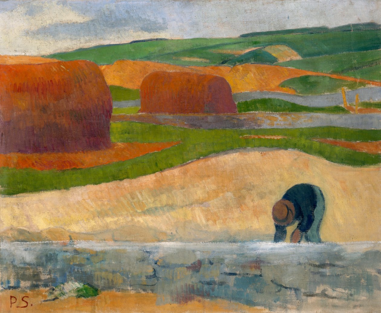 Apanhadora de algas de Paul Sérusier
