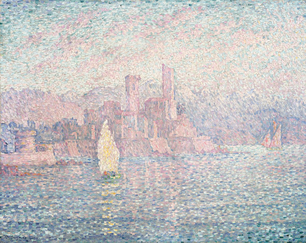 Antibes, Manhã, 1903 de Paul Signac