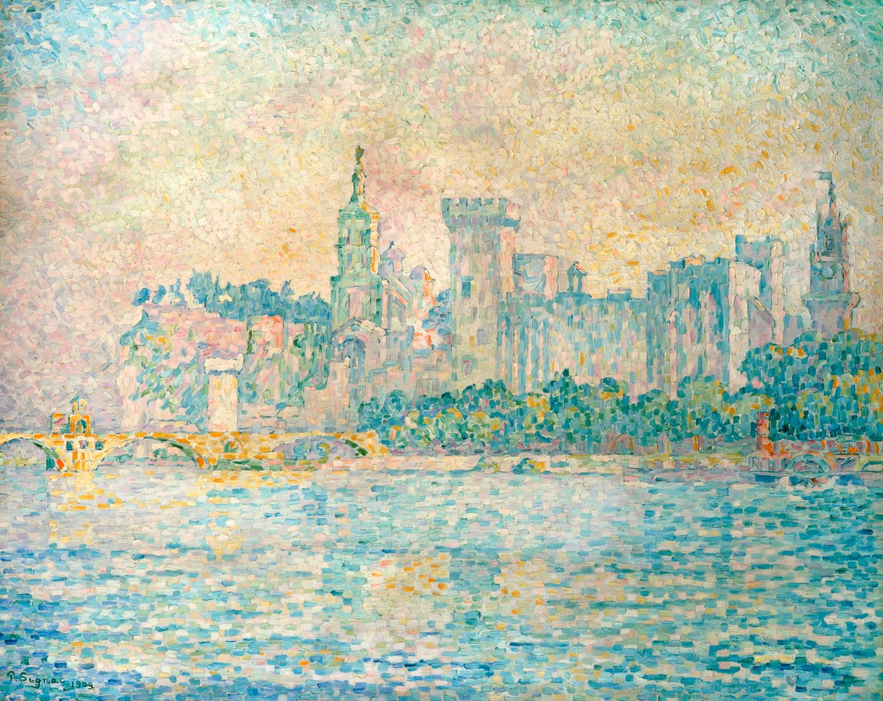 Avignon, Manhã, 1909 de Paul Signac