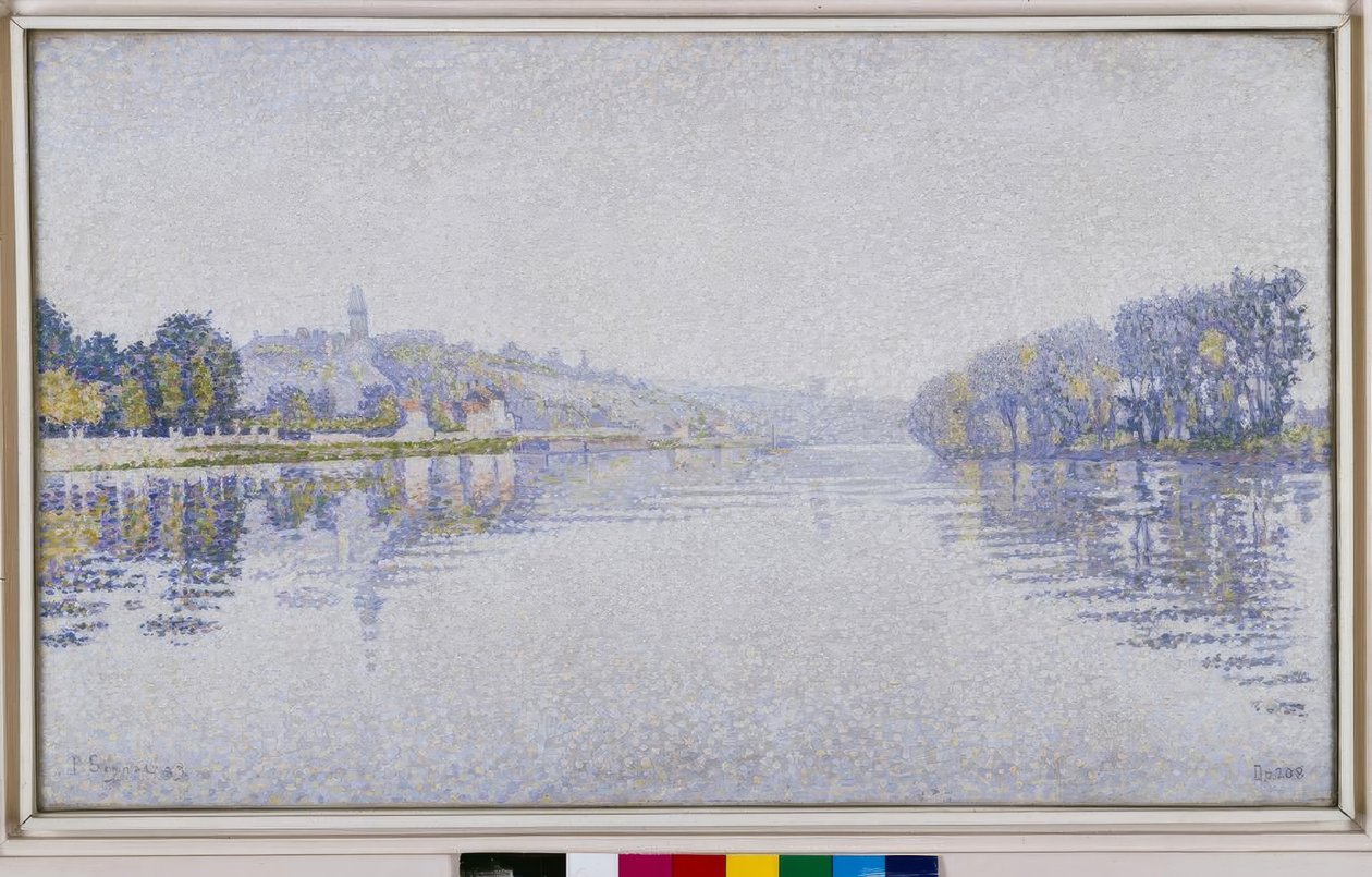 Riverside. O Sena tem Herblay de Paul Signac