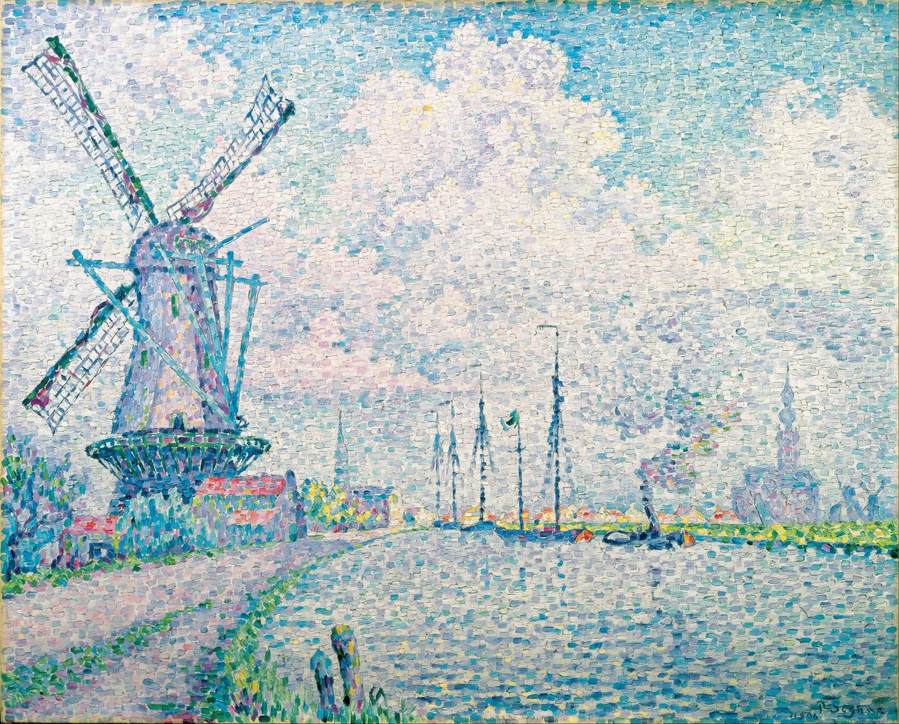 Canal de Overschie de Paul Signac