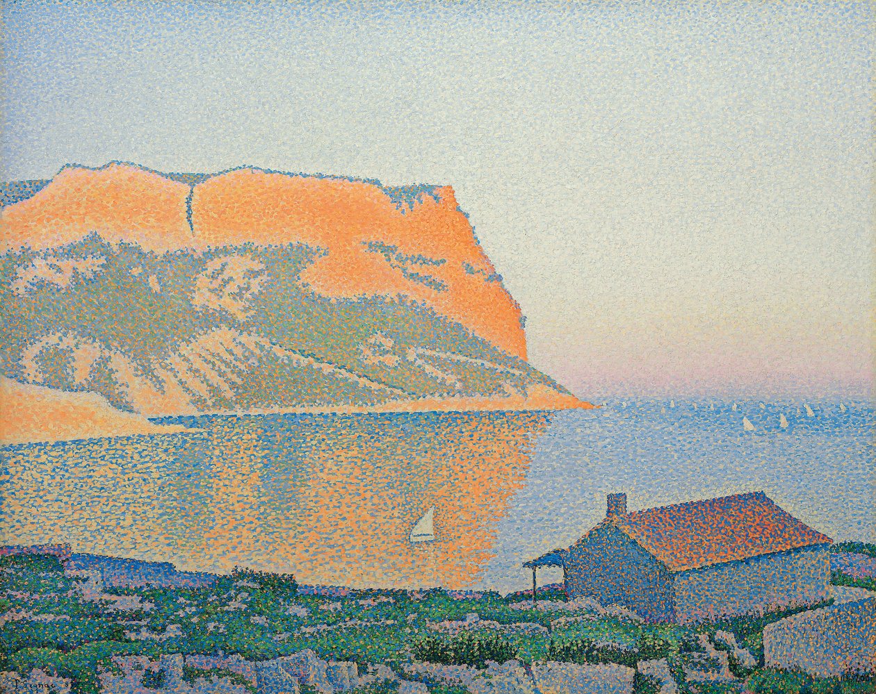 Cap Canaille, Cassis, 1889 de Paul Signac