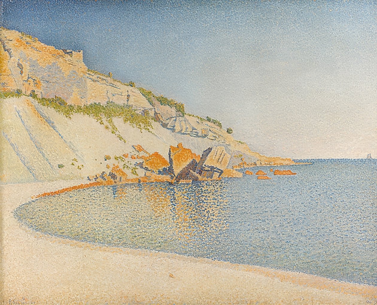 Cassis, Cap Lombard. 1889 de Paul Signac