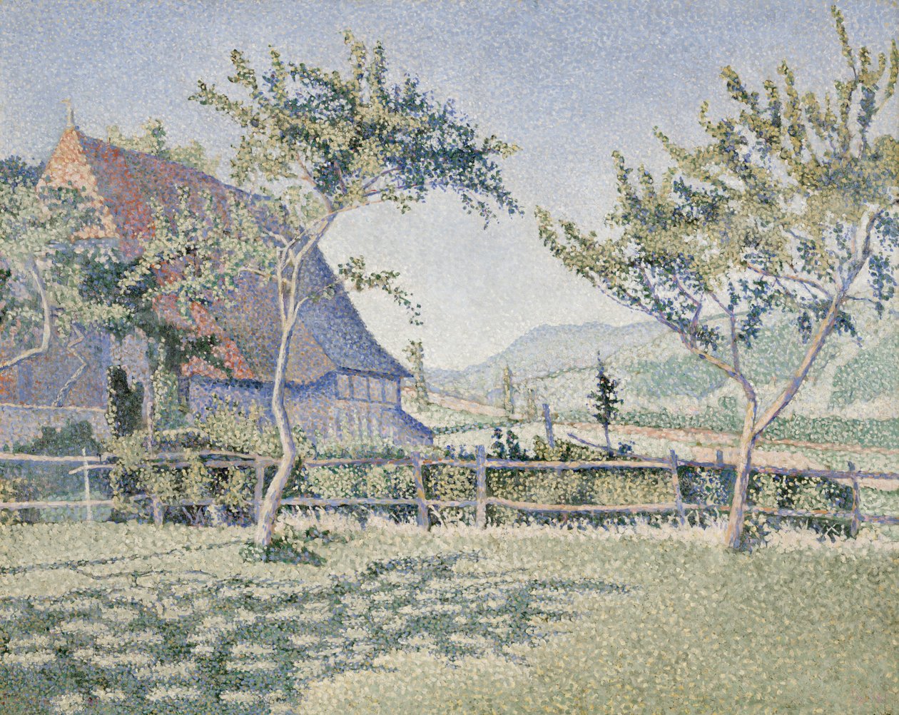 Comblat-le-Château, o Prado, Opus 161, junho-julho de 1887 (óleo sobre tela) de Paul Signac