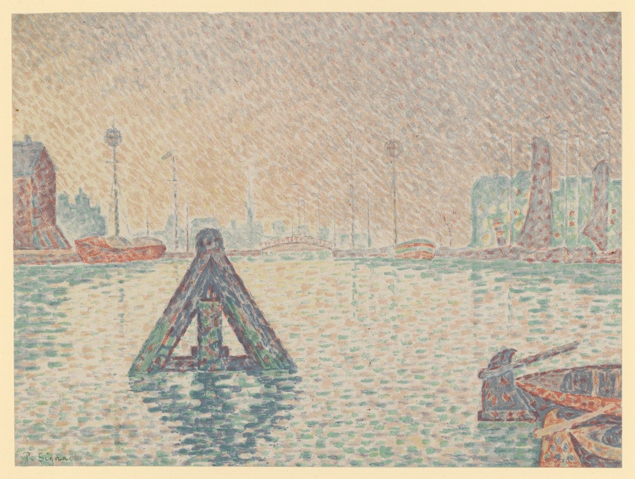 Na Holanda - A baliza de Paul Signac