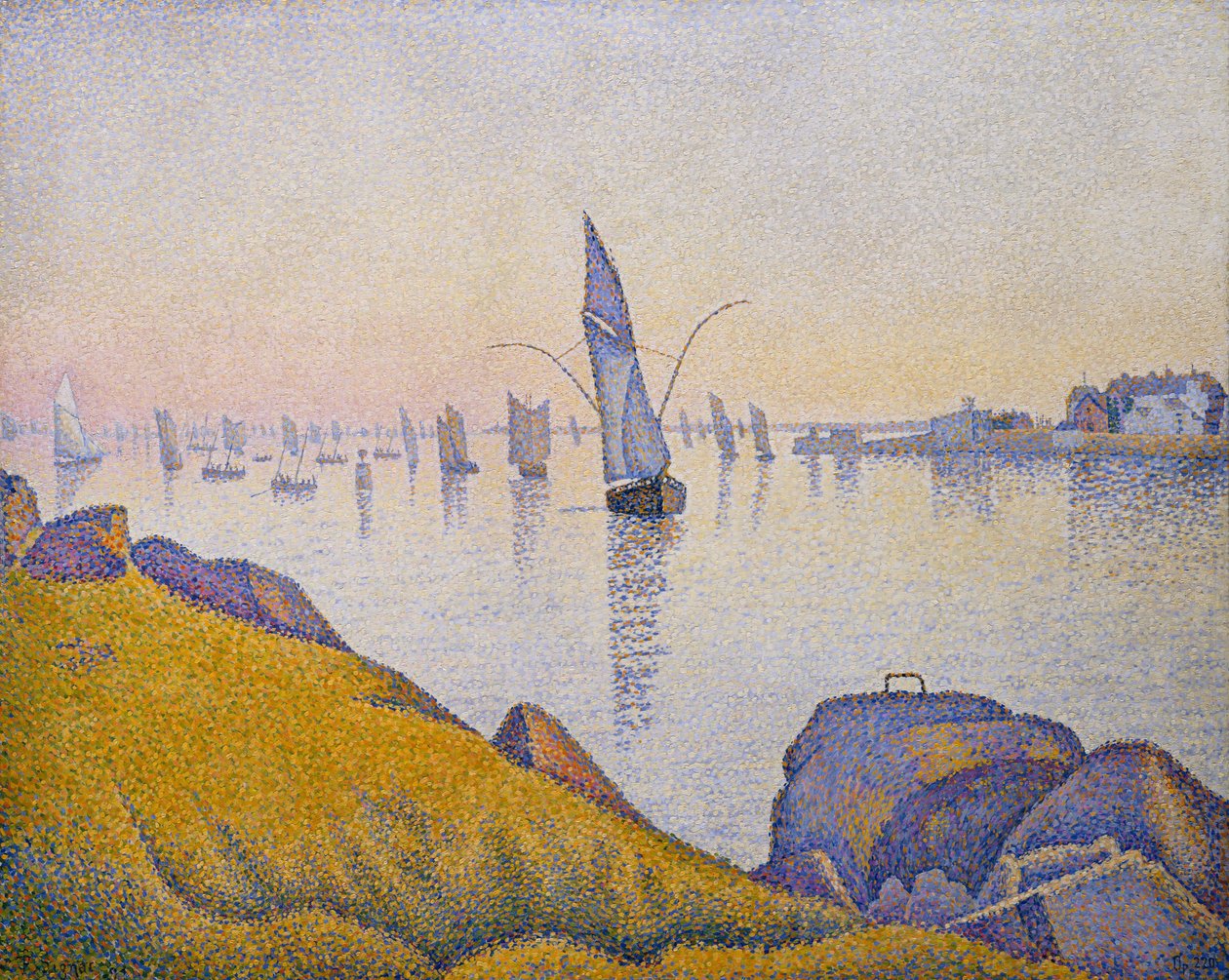 Evening Calm, Concarneau, Opus 220 (Allegro) de Paul Signac