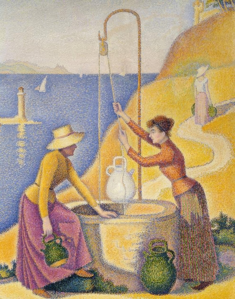 Mulheres no poço (Opus 238) de Paul Signac