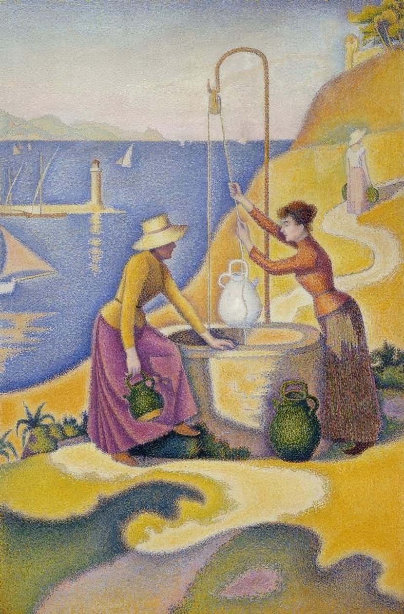 Mulheres no poço (Opus 238) de Paul Signac