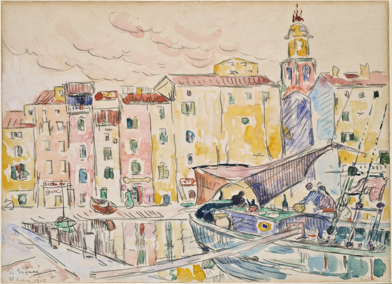 Do porto de Saint-Tropez de Paul Signac
