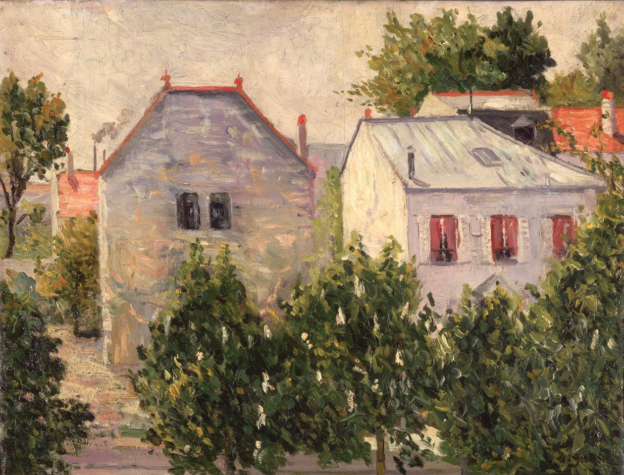 Jardim em Asnières de Paul Signac