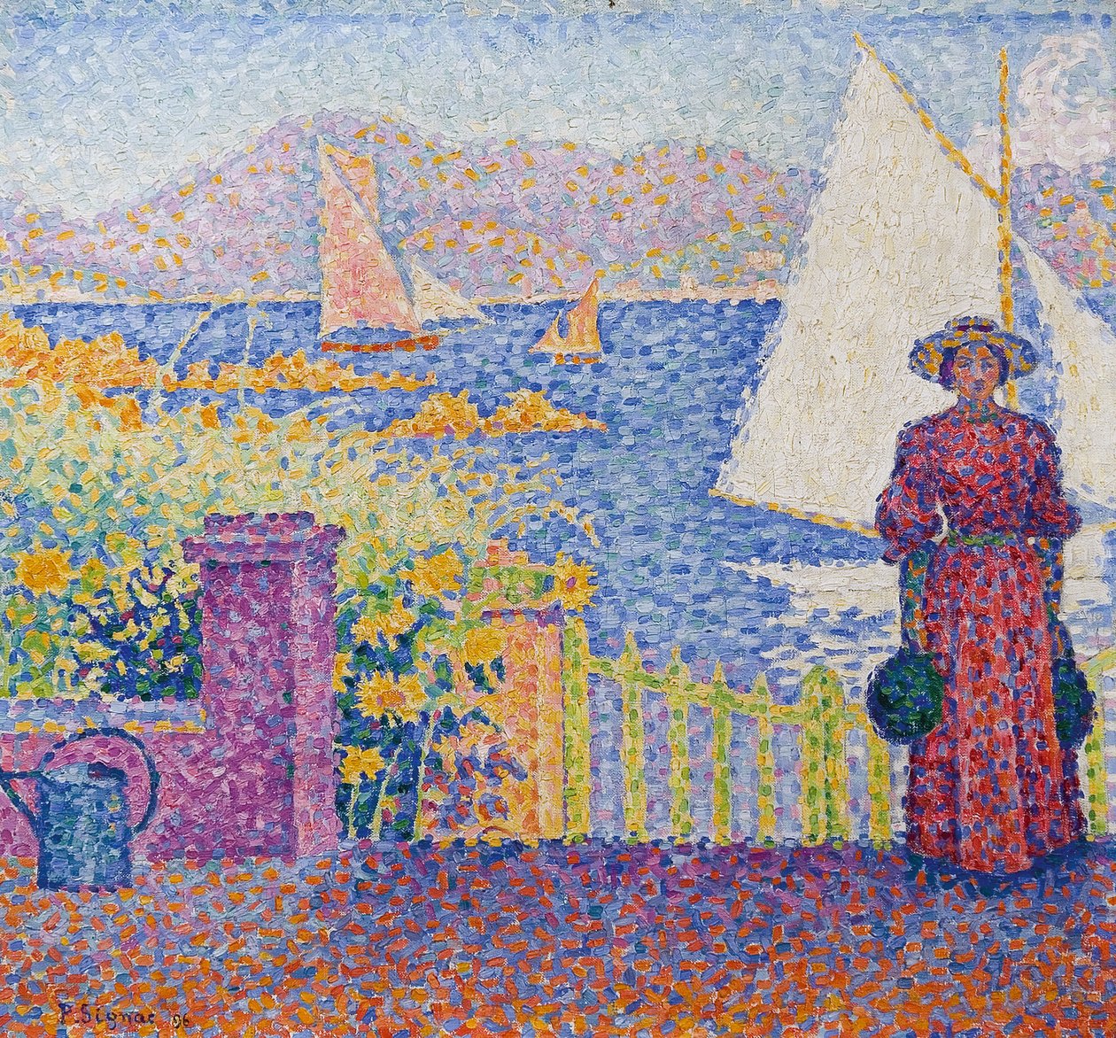 Portão Saint-Tropez. de Paul Signac
