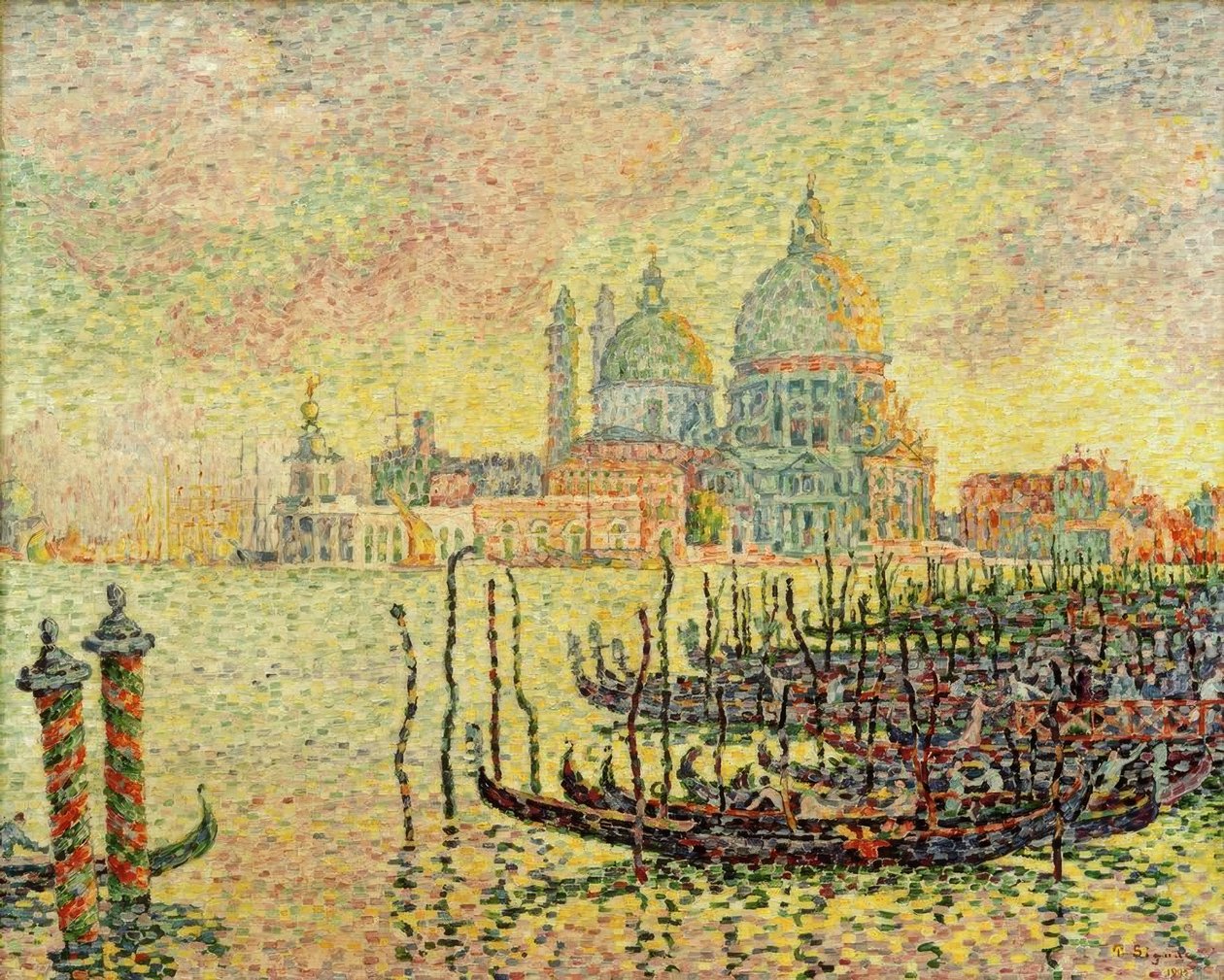 Grande Canal (Veneza) de Paul Signac